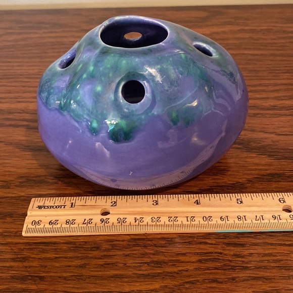 Accents Achill Island Studio Pottery Glazed Blue Flower Bud Vases